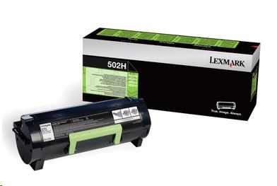 Čierny toner LEXMARK 502H pre MS310/ MS410/ MS510/ MS610 z programu Lexmark Return,  (5 000 strán)0 