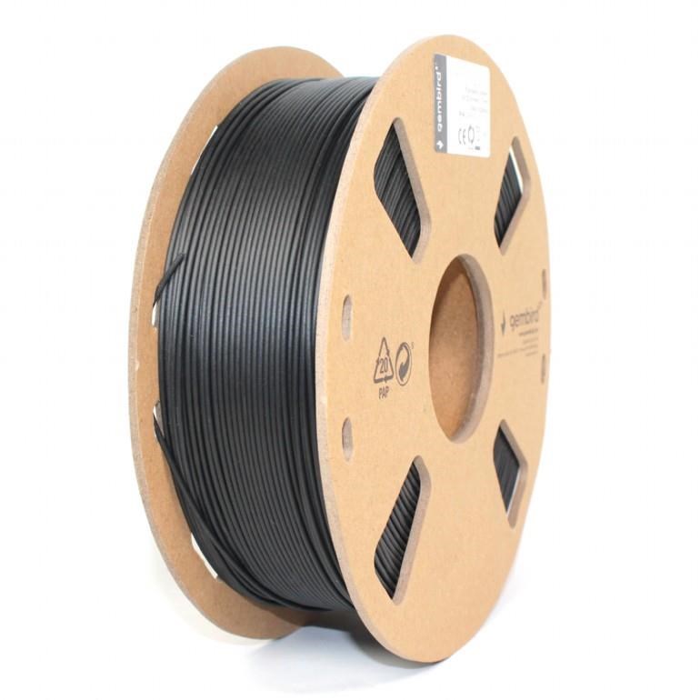 GEMBIRD Tlačová struna (filament) PLA, 1,75 mm, 1 kg, čierna0 