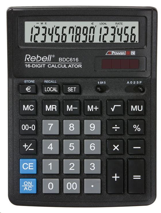 Rebell kalkulačka - stolní - BDC6160 