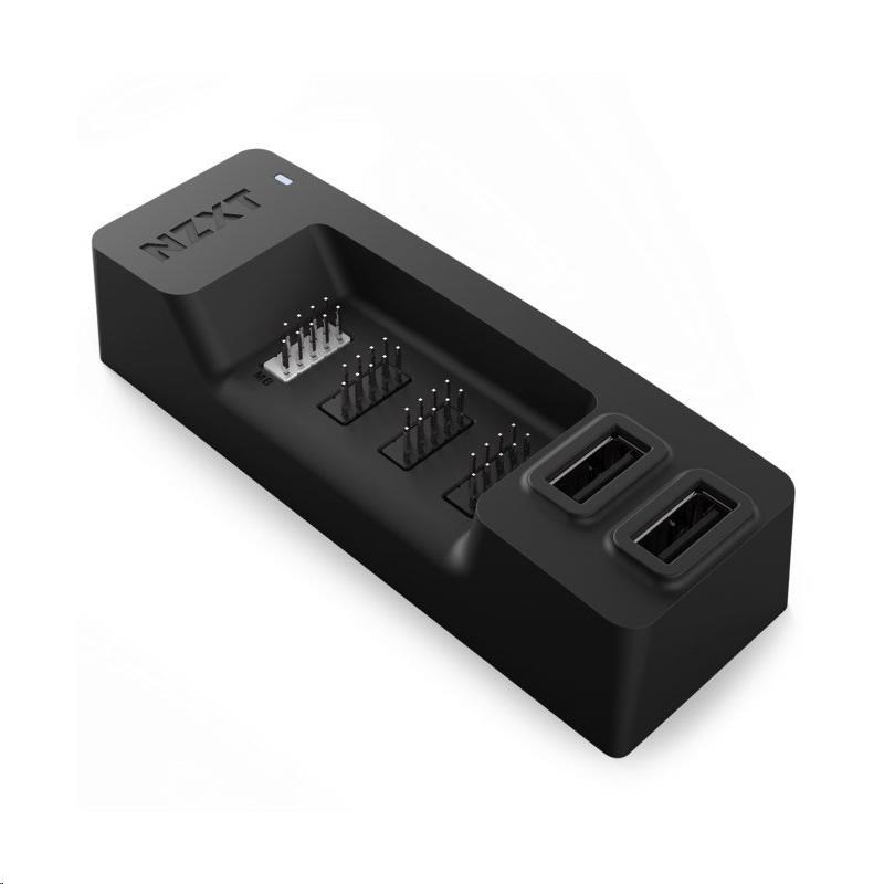 Rozširujúca karta NZXT IU01 USB Expansion,  3x USB 2.0 interný,  2x USB 2.0 vonkajšie,  uzavreté magnetické teleso0 