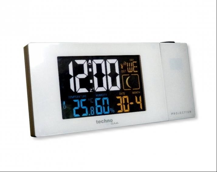 TechnoLine WT 537 - digitální budík s projekcí a měřením vnitřní teploty a vlhkosti1 