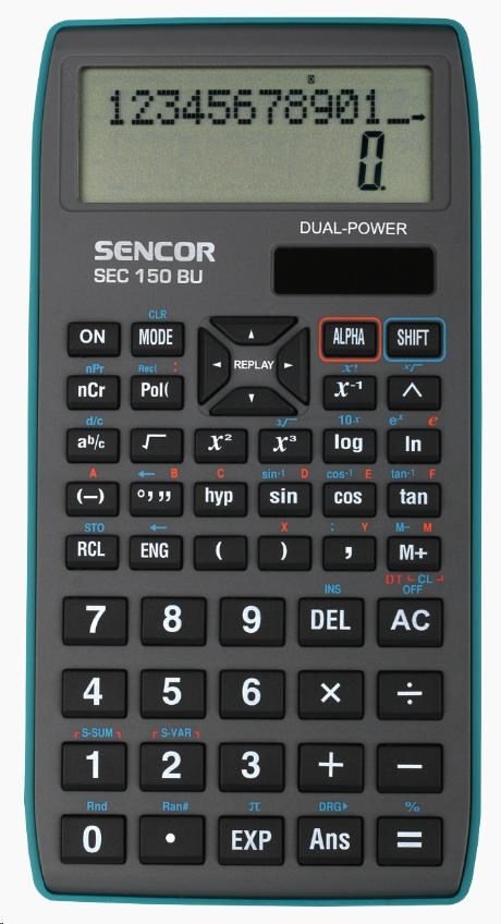 Sencor kalkulačka  SEC 150 BU0 