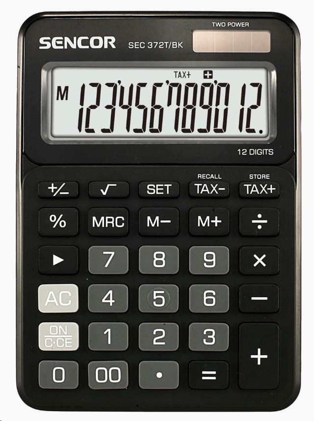 Sencor kalkulačka  SEC 372T/ BK0 