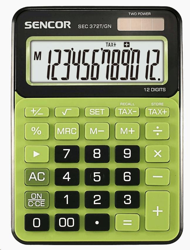 Sencor kalkulačka  SEC 372T/ GN0 