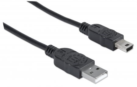 MANHATTAN USB kábel 2.0 Kábel A-mini B 1, 8 m1 