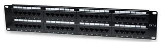 Intellinet Patch panel 48 portov Cat6,  UTP,  2U,  čierny0 