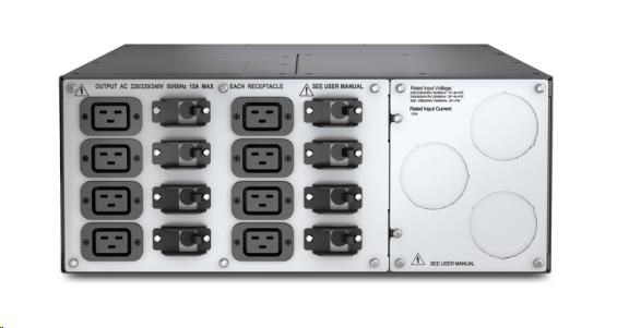 APC Service Bypass Panel 230V 125A HW vstup IEC-320 výstup (8) C191 