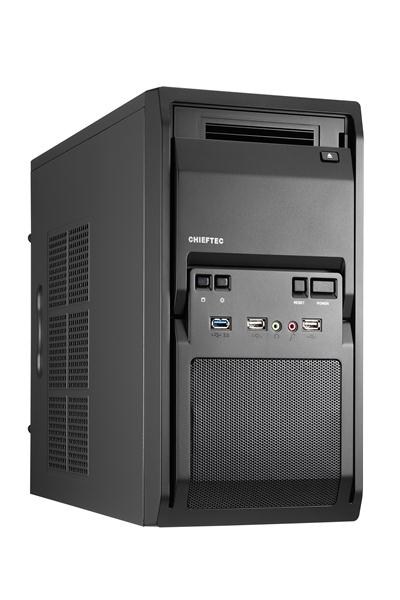 CHIEFTEC Libra Series/ Minitower,  350W,  LT-01B-350S8,  čierna,  USB 3.0 