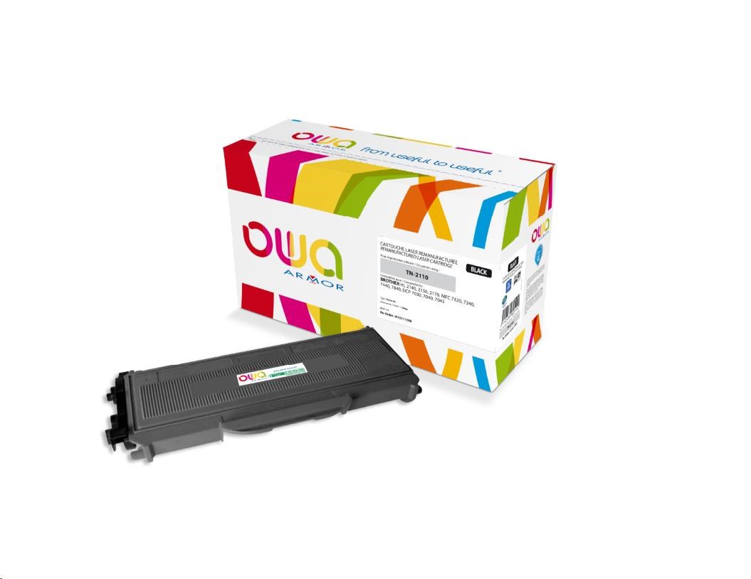 OWA Armor toner pre BROTHER HL 2140, 2150, 2170, 1500 strán, TN2110, čierny/čierny (TN-2110)0 