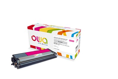 OWA Armor toner pre BROTHER HL L8250, 8350, DCP L8400, 8450, MFC L8650,8850,1500 strán,TN321M,červená/purpurová (TN-3210 