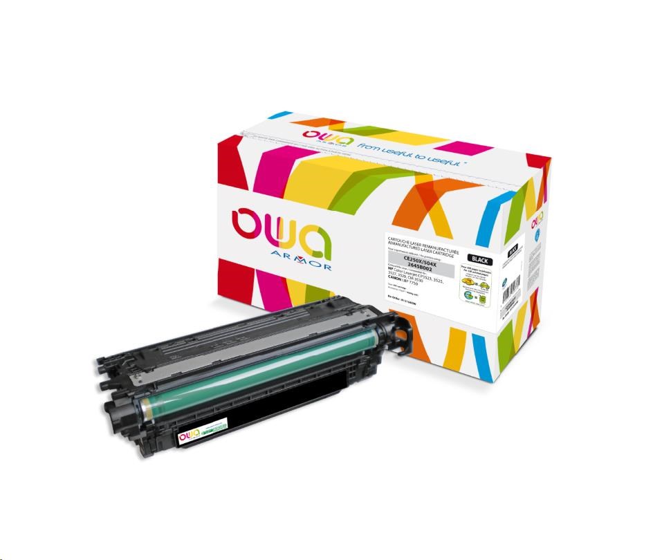 OWA Armor toner kompatibilný s HP CE250X, 10500st, čierna/ black0 