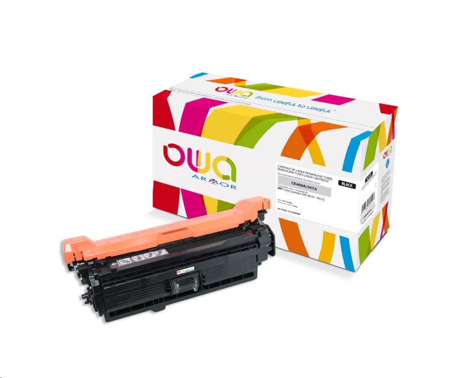 OWA Armor toner pre HP Color Laserjet Ese 500 M551,  M575,  5500 strán,  CE400A,  čierna/ čierna0 
