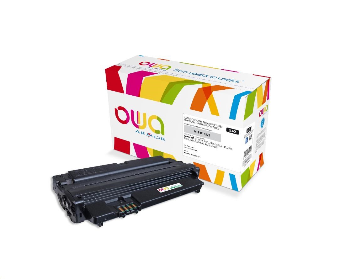 OWA Armor toner pre SAMSUNG ML1910,2525, SCX-4600, 4623, SF-650, 1500 strán, MLTD1052S, čierny/čierny (MLT-D1052S,SU7590 