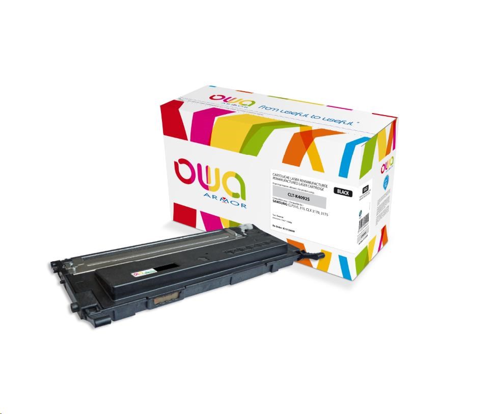 OWA Armor toner pre SAMSUNG CLP 310,  315,  1500 strán,  CLTK4092S,  čierny/ čierny (CLT-K4092S, SU138A)0 