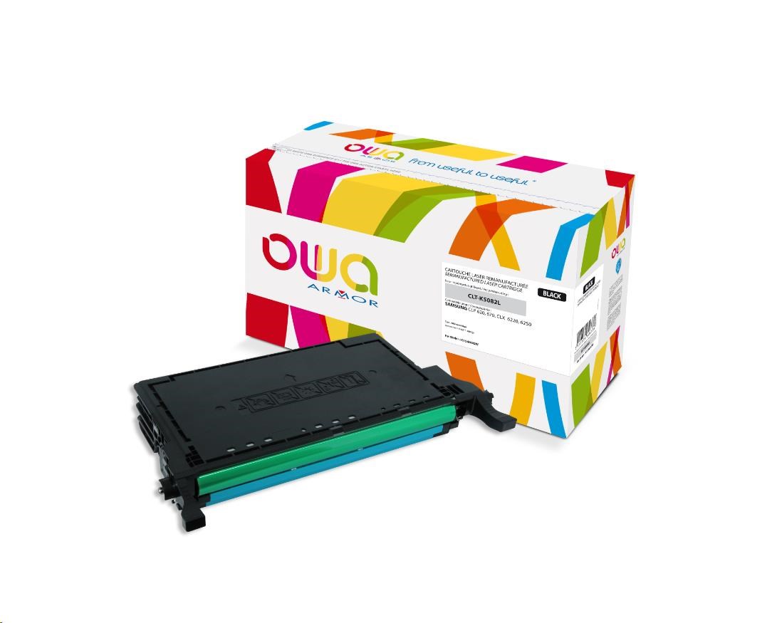 OWA Armor toner pre SAMSUNG CLP 620,  670,  5000 strán,  CLTK5082L,  čierna/ čierna (CLT-K5082L, SU188A)0 