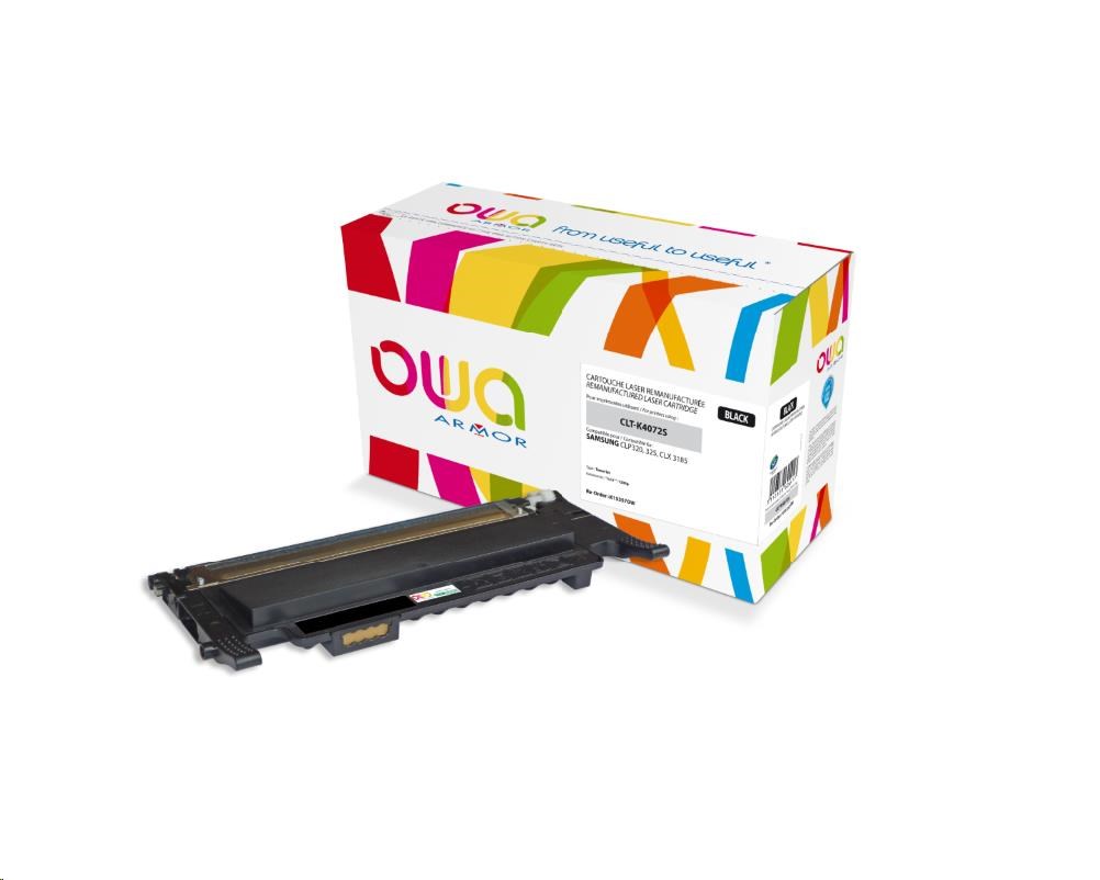 OWA Armor toner pre SAMSUNG CLP 320, 325,  1500 strán,  CLTK4072S,  čierny/ čierny (CLT-K4072S, SU128A)0 