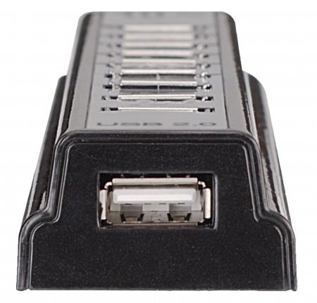 MANHATTAN Hi-Speed USB 2.0 Stolný rozbočovač,  10 portov3 