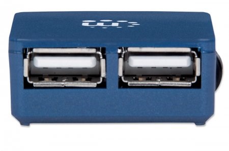 MANHATTAN USB 2.0 Micro Hub,  4 porty,  napájanie zbernice9 