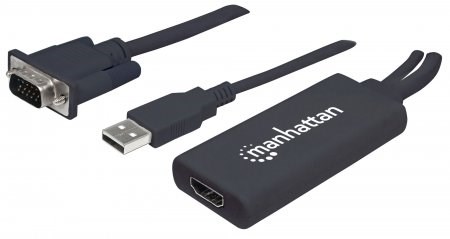Prevodník MANHATTAN VGA na USB a HDMI0 