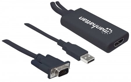 Prevodník MANHATTAN VGA na USB a HDMI1 