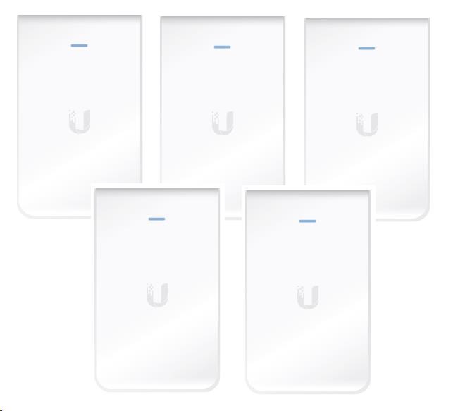 UBNT UniFi AP AC In Wall,  5-PACK [Indoor AP,  2.4GHz(300Mbps)+5GHz(866Mbps),  2x2 MIMO,  802.11a/ b/ g/ n/ ac]1 