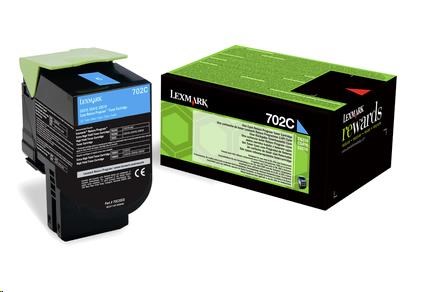 LEXMARK Cyan toner 702M pre CS310/ 410/ 510 z programu Lexmark Return (1 000 strán)0 