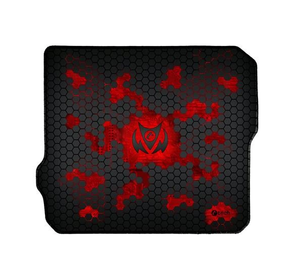 C-TECH herná podložka pod myš ANTHEA CYBER RED,  320x270x4mm,  obšité okraje1 