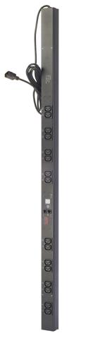 APC Rack PDU,  meraná,  Zero U,  10A,  230V,  (16)C13,  IEC-320 C14 3m0 