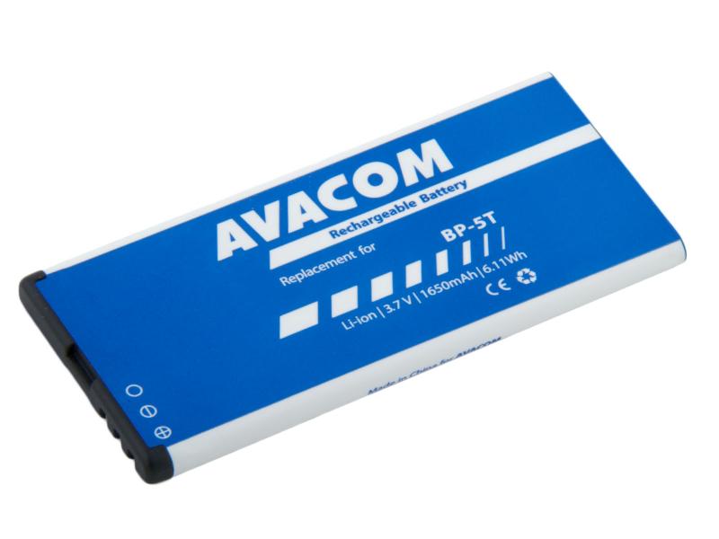 Batéria AVACOM pre Nokia Lumia 820,  Li-Ion 3, 7 V 1650 mAh (náhradná BP-5T)0 