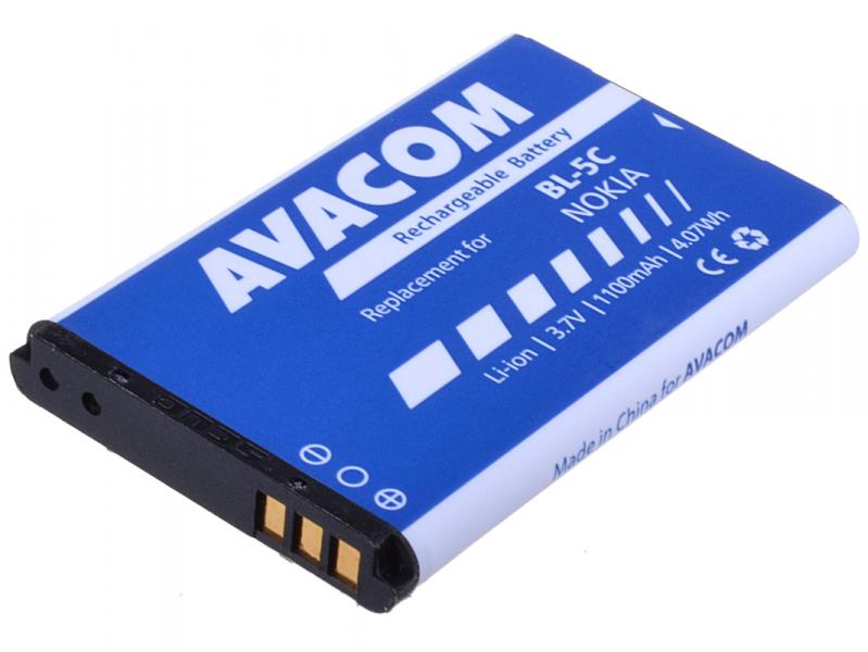 AVACOM batéria pre Nokia 6230,  N70,  Li-Ion 3, 7V 1100mAh (náhradná BL-5C)2 