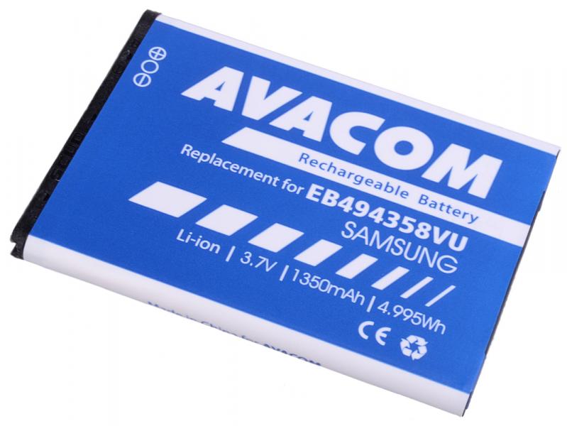 Batéria AVACOM GSSA-5830-S1350A do mobilu Samsung S5830 Galaxy Ace Li-Ion 3, 7 V 1350mAh0 