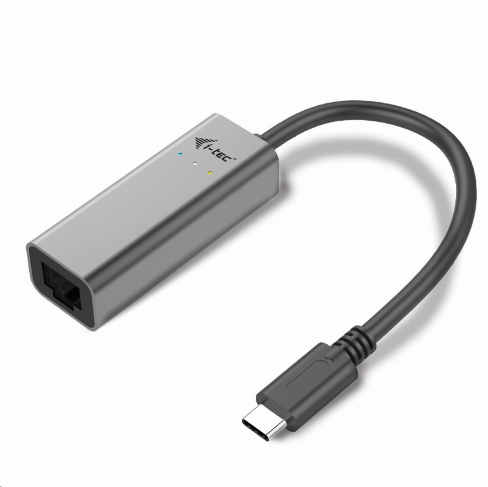 kovový gigabitový ethernetový adaptér iTec USB-C0 