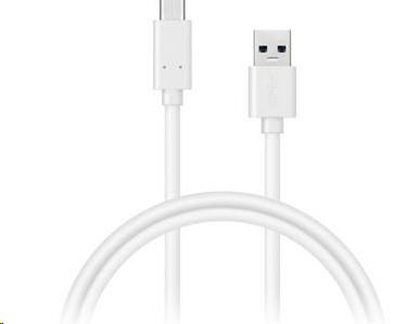 CONNECT IT Wirez USB-C (typ C) - USB, biely, 0,5 m0 