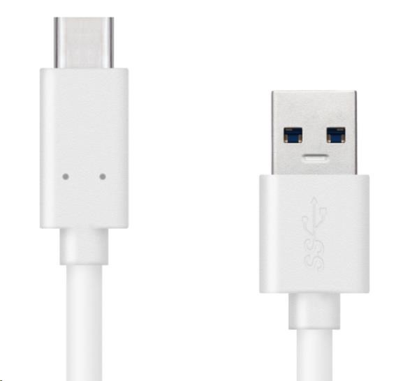 CONNECT IT Wirez USB-C (typ C) - USB,  biely,  0, 5 m1 
