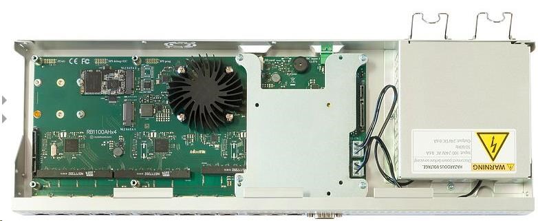 MikroTik RouterBOARD RB1100Dx4 DudeEdition (RB1100AHx4),  1.4 GHz štvorjadrový procesor,  1 GB RAM,  13x LAN,  vrátane. Lic2 