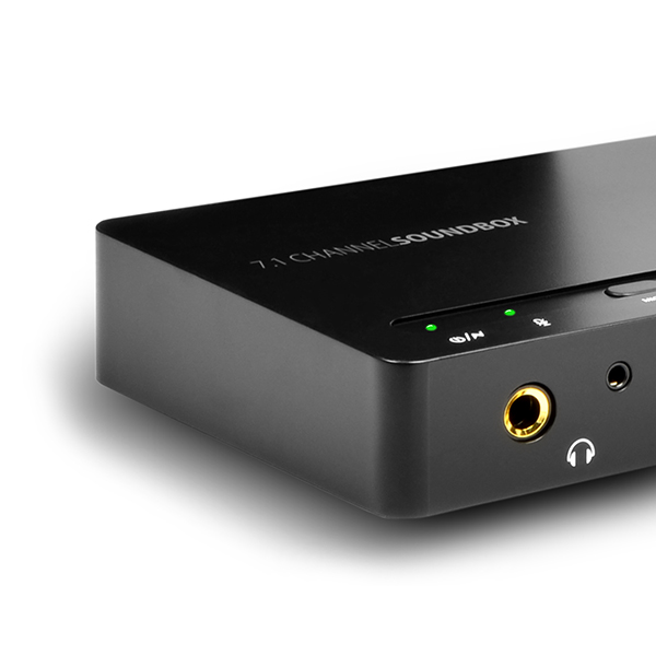 AXAGON ADA-71,  USB2.0 - 7.1 audio SOUNDbox,  vstup/ výstup SPDIF3 