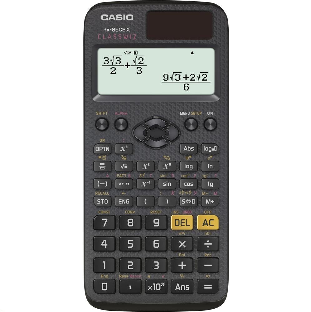 CASIO kalkulačka FX 85 CE X,  černá,  školní0 