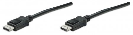 MANHATTAN Kábel monitora DisplayPort,  DisplayPort Male /  DisplayPort Male,  2 m,  čierny0 