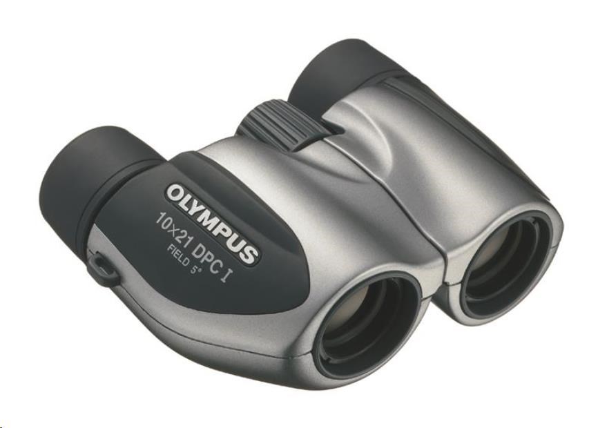 OLYMPUS dalekohled 10x21 DPC I - stříbrný - vč. pouzdra0 