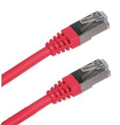 XtendLan patch kábel Cat6A, SFTP, LS0H - 0,5m, červený (predaj po 10 ks)0 