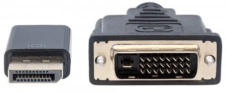 MANHATTAN Kábel DisplayPort 1.2a samec na DVI-D 24+1 samec,  3 m,  čierna2 