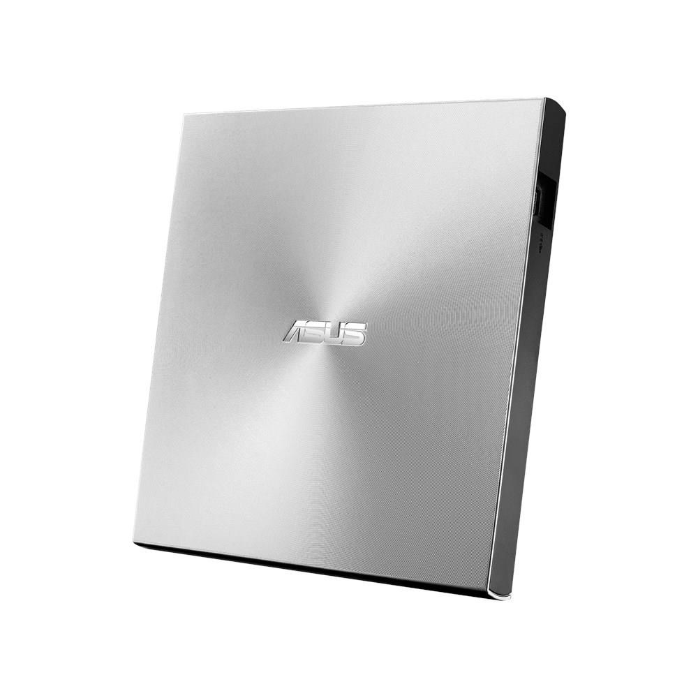 ASUS DVD ZenDrive SDRW-08U9M-U SILVER,  externá tenká DVD-RW,  USB Type-C/ Type-A,  M-DISC1 