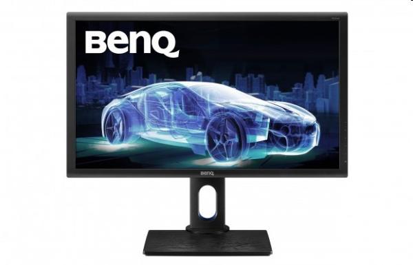 BenQ 27&quot;, IPS LCD, W-LED, 2560x1440, 16:9, 4ms, 1000:1, 20M:1, 350cd, HDMI, DP, mini DP, USB 2.0, repro, pivot, black