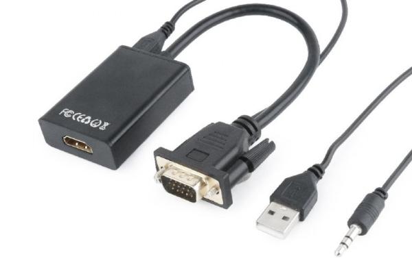 GEMBIRD Redukcia VGA - HDMI, 0, 15 m, M/ F