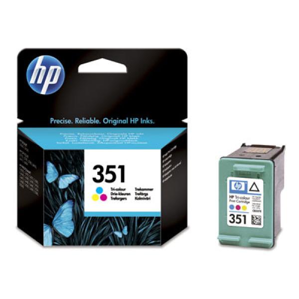 HP 351 Tri-color Ink Cart,  3, 5 ml,  CB337EE (170 pages)