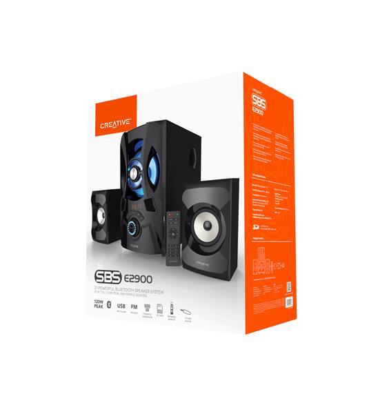 Creative SBS E2900, Bluetooth 2.1 reproduktory so subwooferom pre TV a PC, výkonné 10