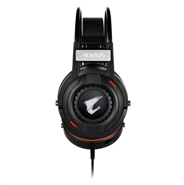 GIGABYTE sluchátka s mikrofonem headset AURUS H5,  wired,  RGB Lighting,  USB/ 3.5mm5