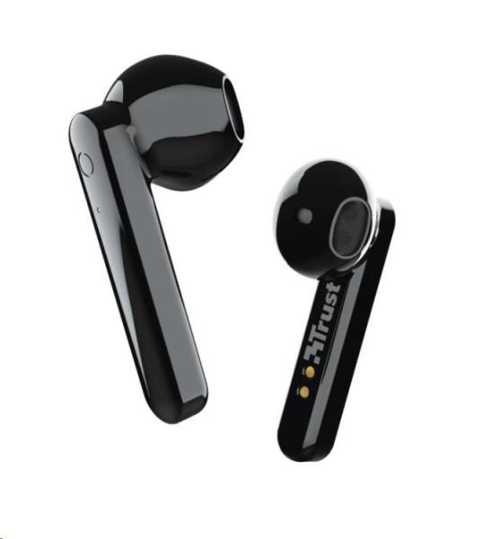 TRUST sluchátka Primo Touch Bluetooth Wireless Earphones - black