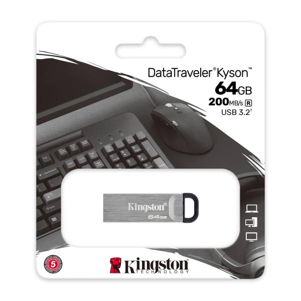 64GB Kingston USB 3.2 (gén 1) DT Kyson2