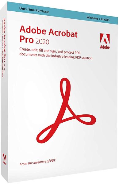 Adobe Acrobat Professional 2020, CZ, WIN + MAC, Box